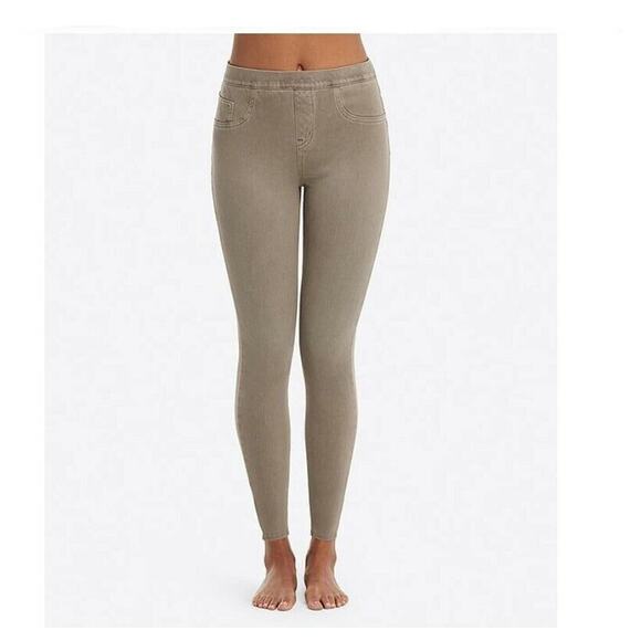 Spanx Jean-ish Ankle Leggings 20018R Earthy Taupe Size S - Picture 1 of 2